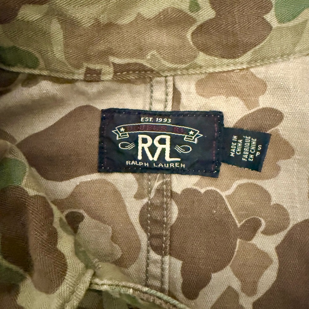 RRL Ralph Lauren Camouflage Jumpsuit for men’s Size -S - Picture 5 of 13